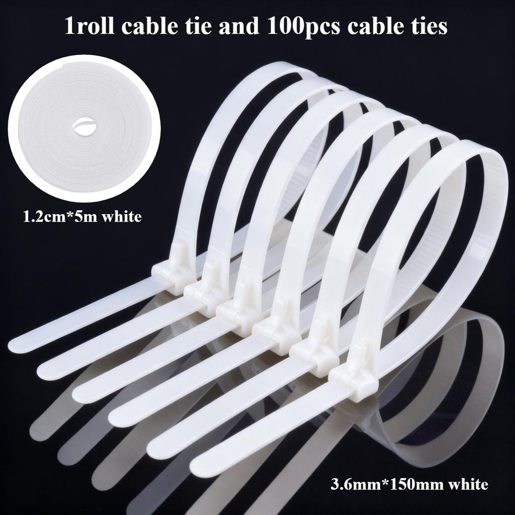 Волшебная лента-липучка для кабелей, многоразовая кабельная липучка, самоклеящийся органайзер для шнуров для кабелей данных и зарядных устройств, для домашнего использования, нейлоновая маркировочная стяжка
