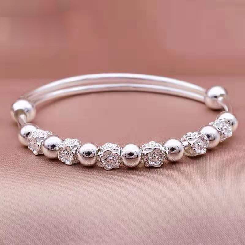 Zuyin 990 Plum Blossom Lucky Bead Модный браслет в стиле пуш-пул Подарки подруге Просто, модно и мило