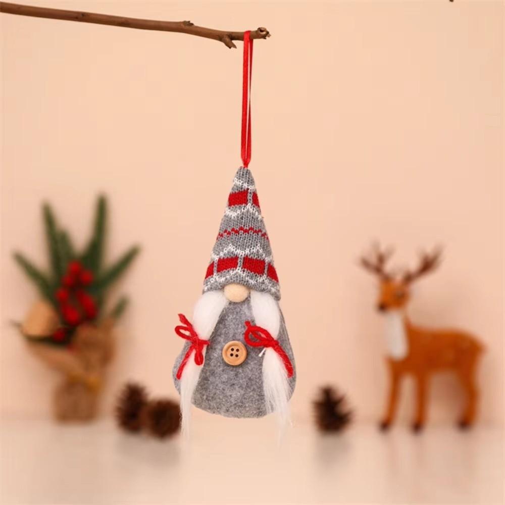 Santa Claus Christmas Gnome Pendant Faceless Tomte Ornaments Christmas Dinner