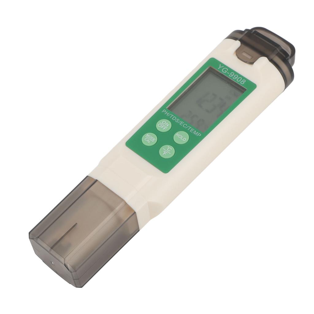 4 в 1 тестер качества воды, высокая точность, четкие показания, зеленая подсветка, цифровой тестер воды для PH