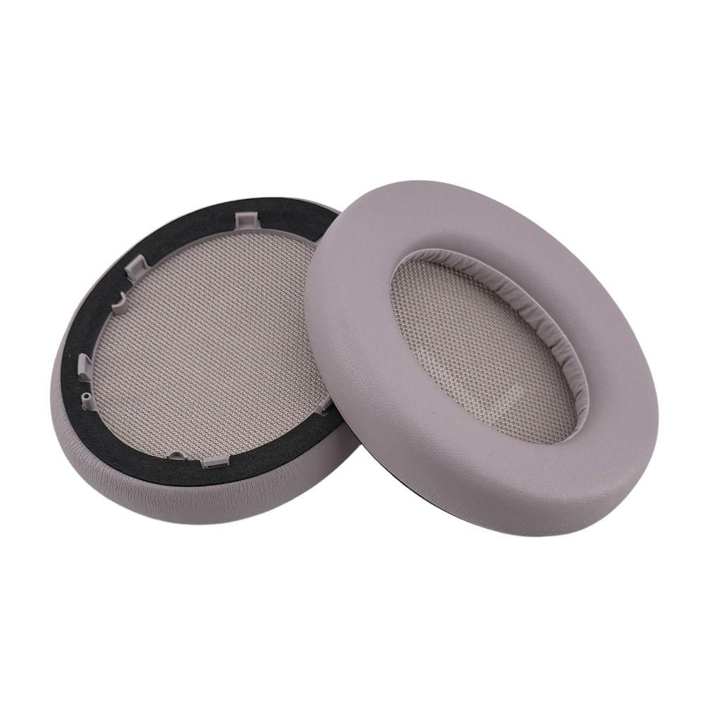 1 Pair Breathable Replacement Ear Pads Soft Leather Earpads for QCY H3 Pro Studio Monitoring