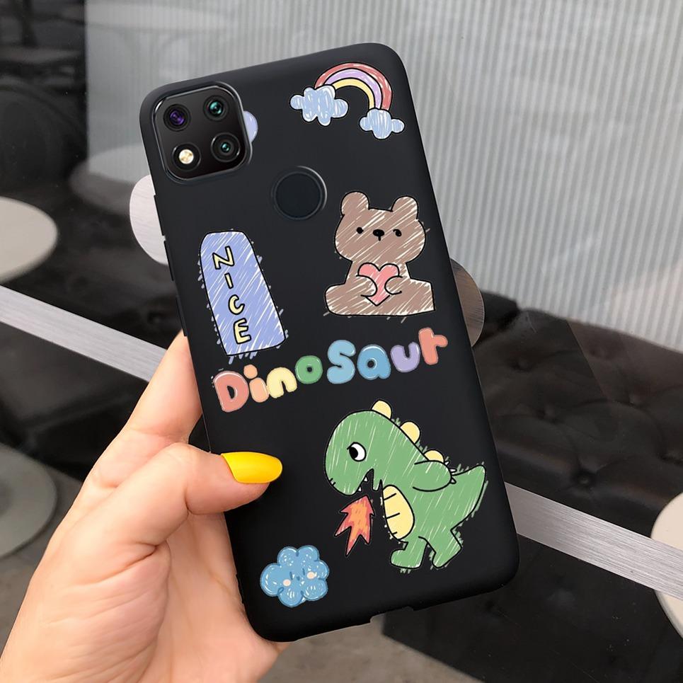 Чехол для телефона с рисунком Сердце Любви для пары Для Xiaomi Redmi 9C Чехол Мягкий на ощупь Силиконовая Крышка Для Xiaomi Redmi 9C NFC 9 C Задняя крышка Capas