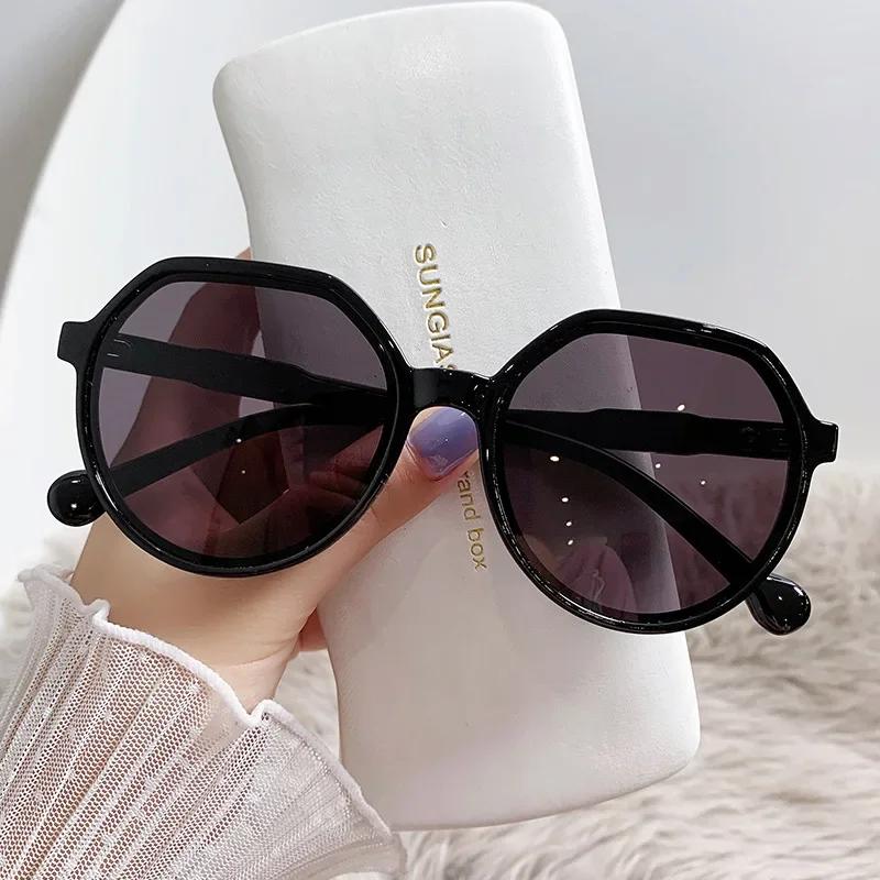 Модные женские винтажные солнцезащитные очки с круглой оправой, унисекс, с защитой от ультрафиолета, модные уличные очки, мужские классические антибликовые солнцезащитные очки для вождения