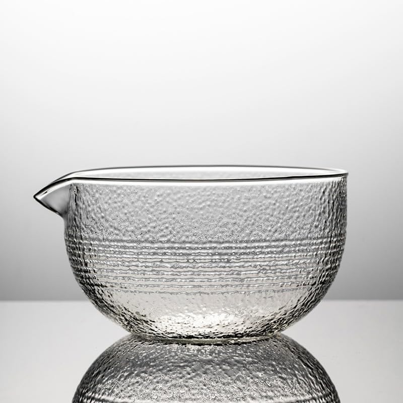 Glass Katakuchi Tea Bowl Matcha Tea Ceremony Tea Transparent Chasen Chasen and Chashaku 650ml Set, Utensils, Bowl, Holder, (100-piece set), (Tea