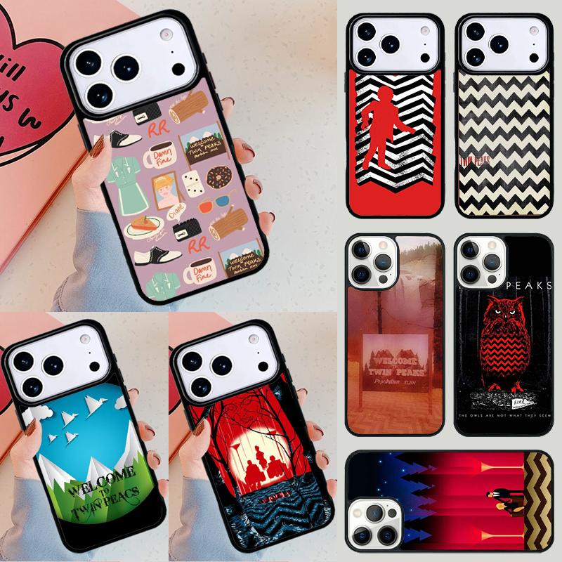 Welcome To Twin Peaks Phone Case For iPhone 17 Air 14 15 13 12 Max Cover For Apple 16e 11 Pro Max Plus Coque