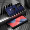 Чехол для Samsung Galaxy S23 Ultra Plus Ударопрочный с держателем для карт Защита камеры-слайдер Бронированный чехол-кольцо для Samsung S23 S23Ultra S23Plus