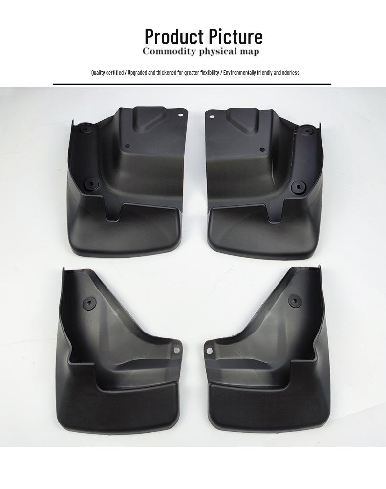 Подходит для Toyota Hiace KDH200 2011-2018 Передние и задние брызговики с кожаными шайбами.