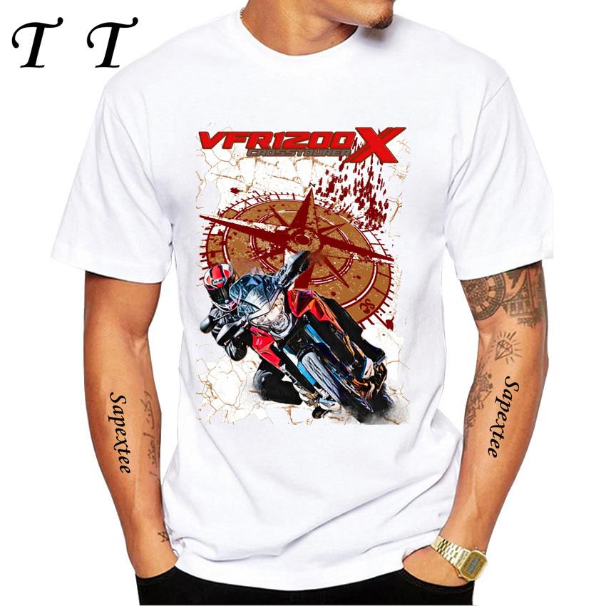 Legend Motorcycle VFR 1200 X Crosstourer Big Trail Essential T-Shirt Men Short Sleeve NC 750X M