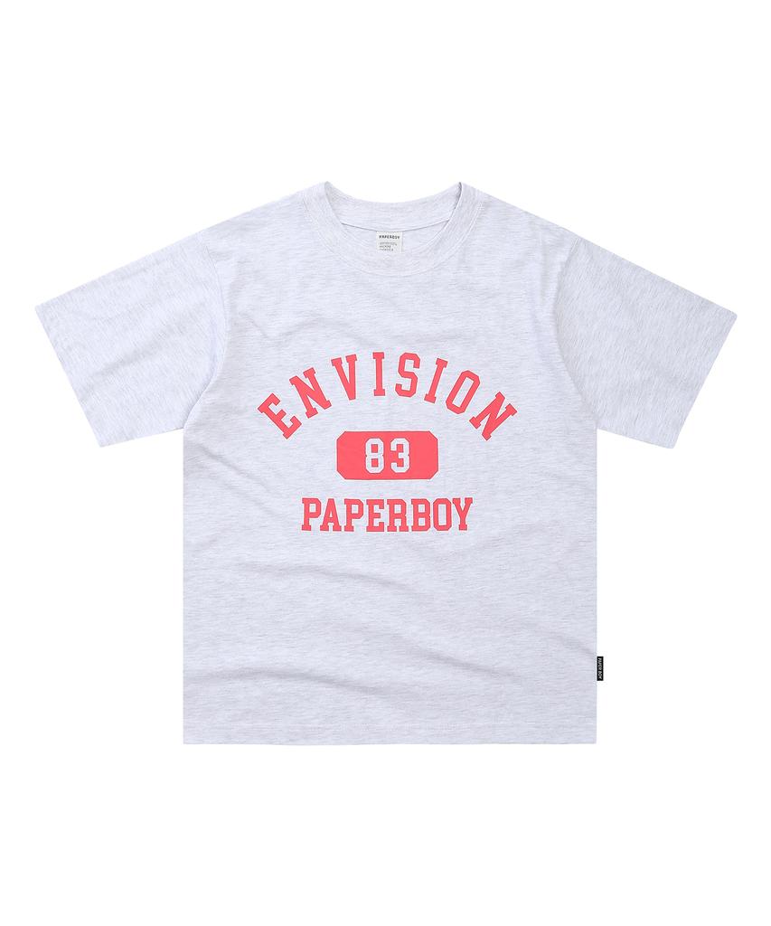 PAPERBOY Envision Short Sleeve T-Shirt - White