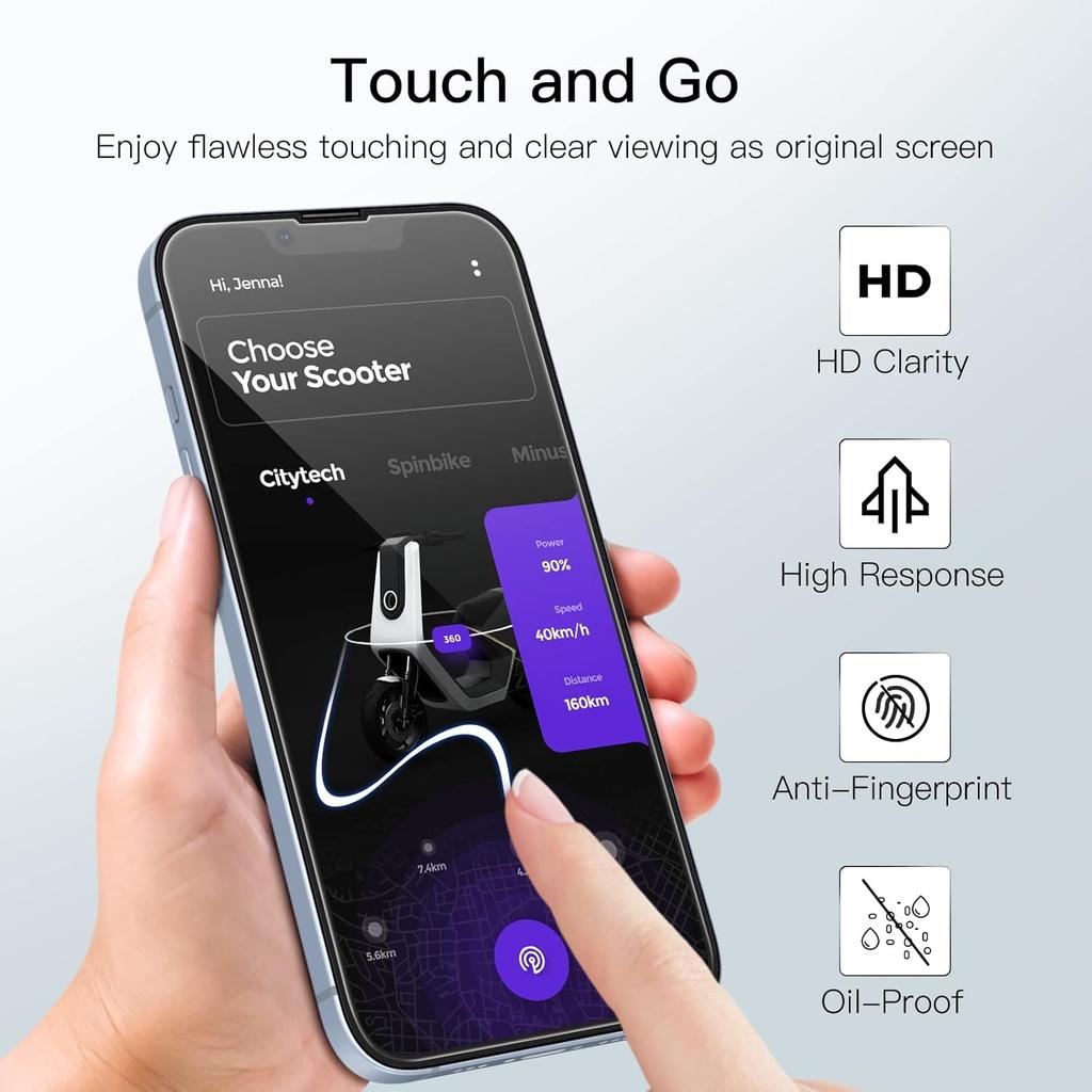 3 шт. 9H закаленное защитное стекло для экрана iPhone 16E 16 E 15 Pro Max 14 Plus 13 Mini 12 11 X XS XR SE 2022 2020 7 8 защитная пленка для телефона