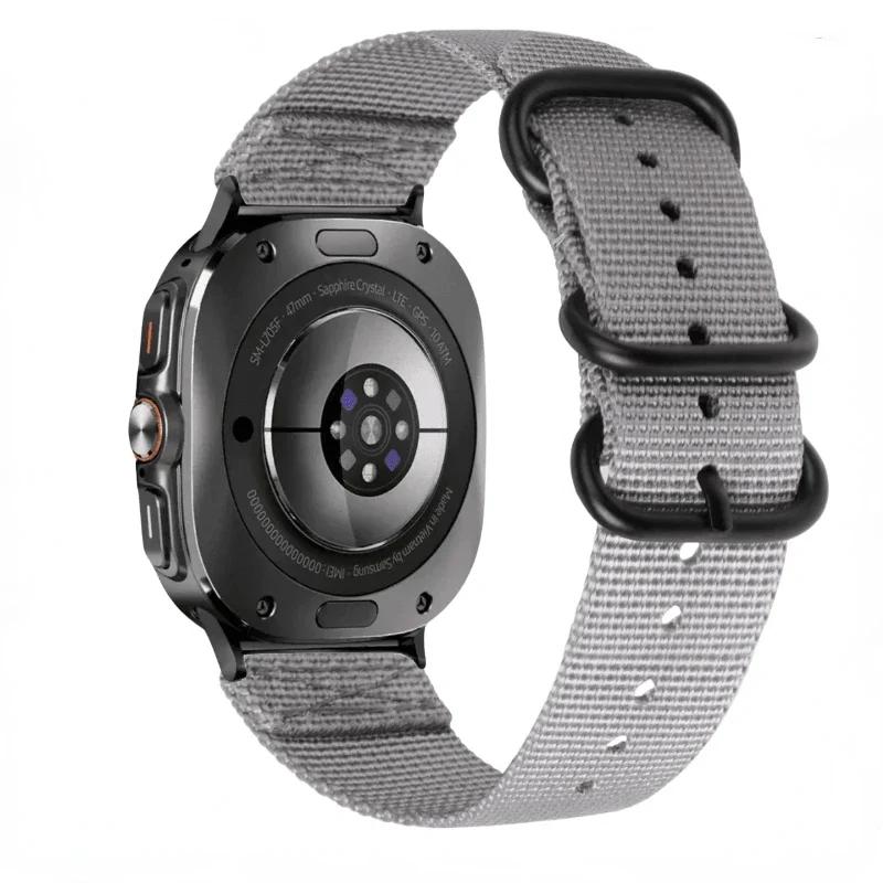 Нейлоновый Ремешок Для Samsung Galaxy Watch 8 44мм 40мм/8 classic 46мм/Ultra 47мм Мягкий Удобный Сменный Браслет Наручный