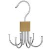 Belt Hanger 360° Rotating Closet Belt Organizer Stainless Steel Wardrobe Six Claw Hook for Belt Bra T-Shirt Pants