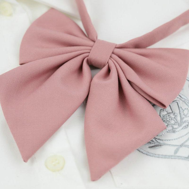 JK Uniform College Style Solid Color Female Student Bow Gabbana School Uniform Japanese Sailor Suit Bow Akabane