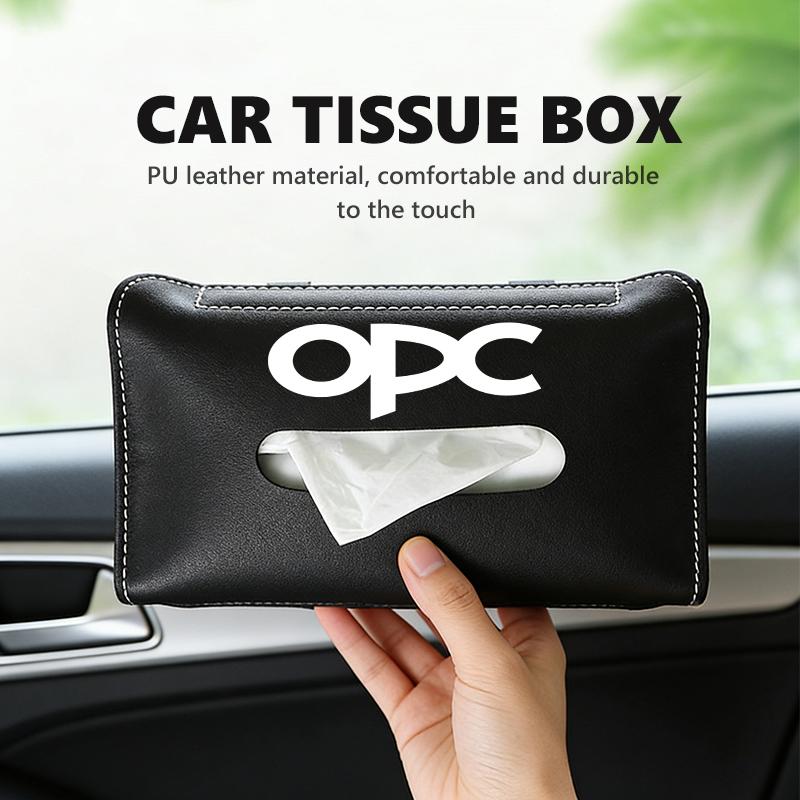 Car Tissue Box Seat Back Sunshade Hanging Tissue-Bag Buckle Strap For Opel Insignia Corsa Zafira Mokka Grandland MOVANO Ampera KC5