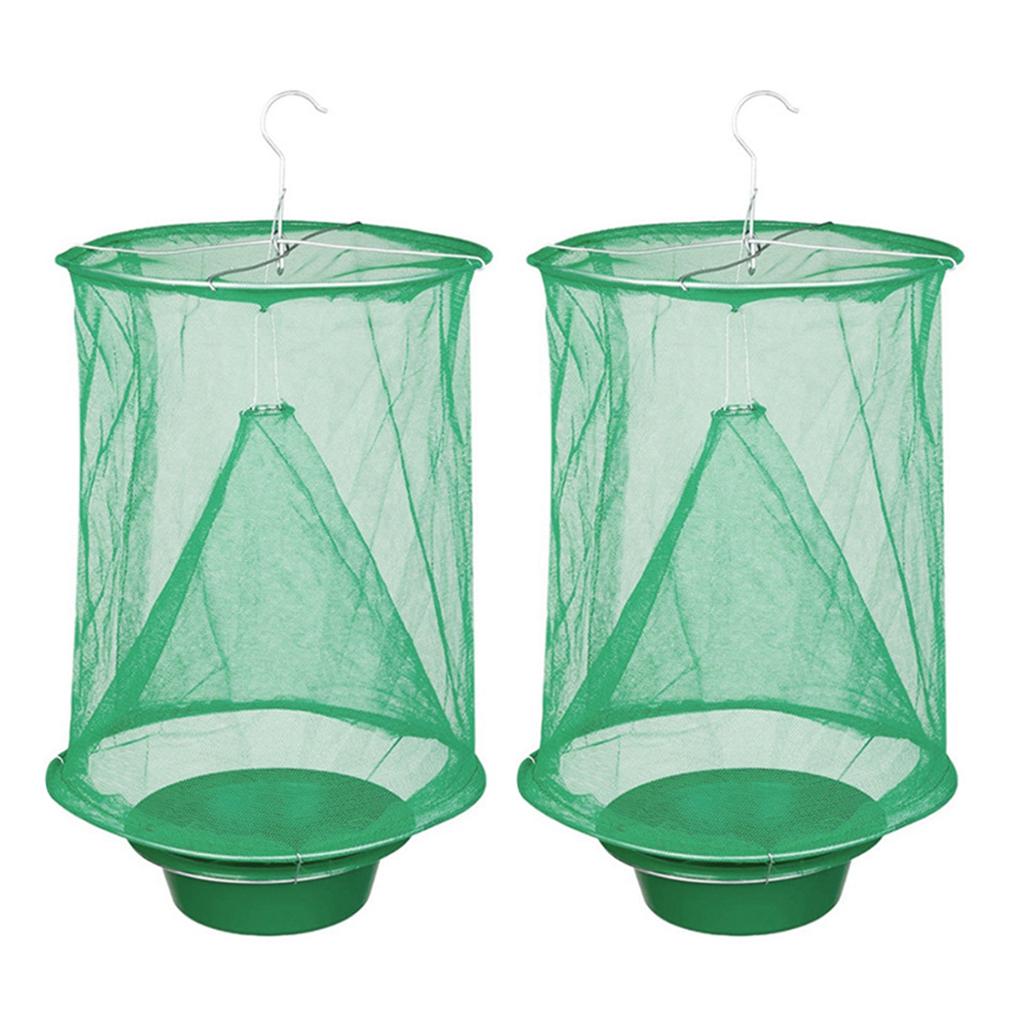 Ranchs Fly Trap Reusable Hanging Catchers Cage For Backyard