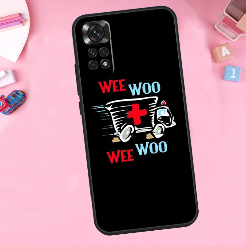 Чехол для телефона скорой помощи EMS EMT Парамедик для Xiaomi Redmi Note 11 10 9 8 12 Pro Turbo 9S 10S 11S 12S 9A 9C 10C 12C