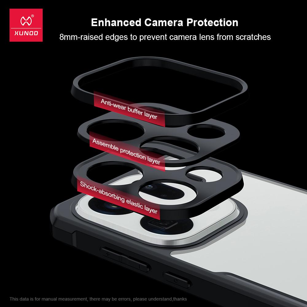 Xundd For Oppo Find X9 Ultra Case Airbags Shockproof PC TPU Matte Transparent Bumper Anti-Drop Phone Cover For Find X9 Ultra 5