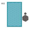 Reusable Flowers Leaves Silk Screen Stencils For Polymer Clay Relief Geometric Silkscreen Printing