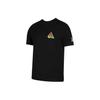 Playing Card Logo Print Round Neck Casual Short Sleeve T-Shirt Men Tops Black DV5366-010