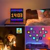 Умный RGB USB светодиодный матричный пиксельный дисплей панель свет Bluetooth приложение программируемый аниме текст часы граффити искусство цифровой экран знак