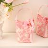 Butterfly Orchid Flower Pendant Wrist Hand Bag Korean Style Wedding Candy Bag  Female/Girls