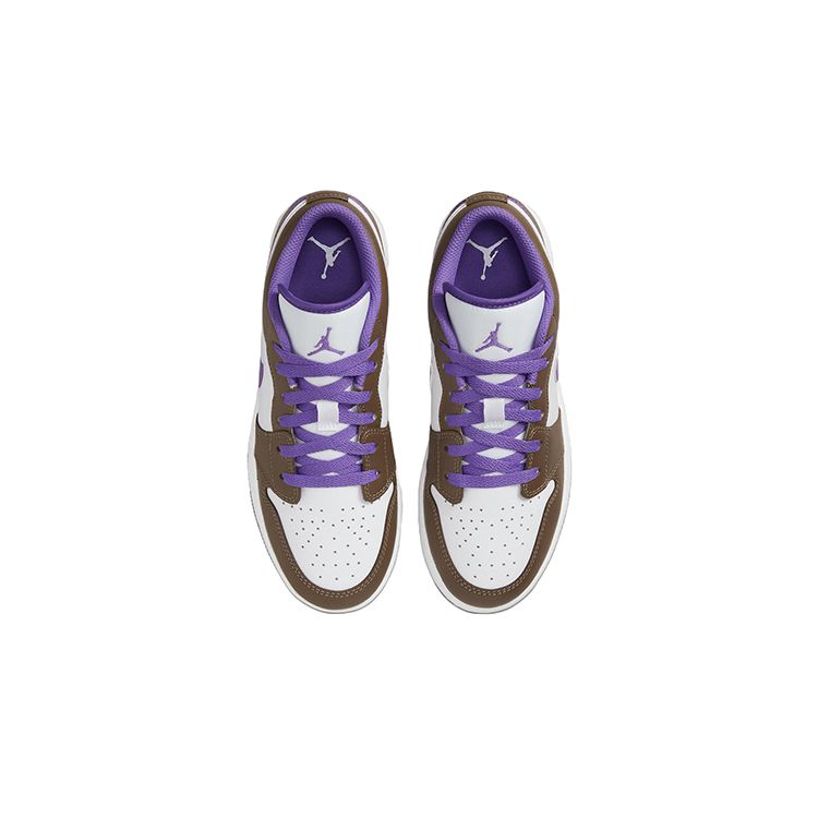 Air Jordan 1 Low GS Palomino Wild Berry White 553560-215