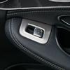 For Mercedes Benz GLC C Class W205 X253 2015- Metal Silver Car Window Lift Button Frame Cover Trim Sticker Car Accessories