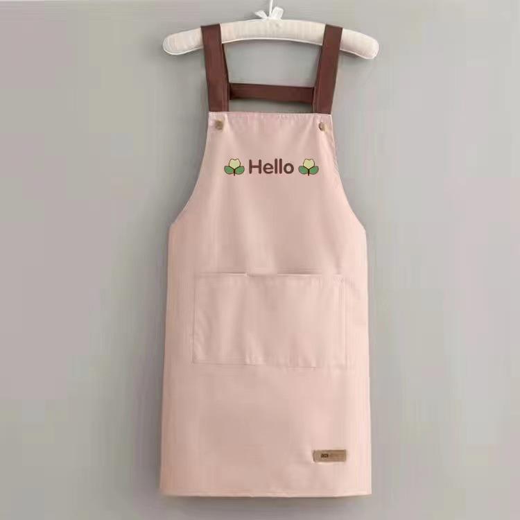Водонепроницаемый кухонный фартук с защитой от пятен и простым принтом
