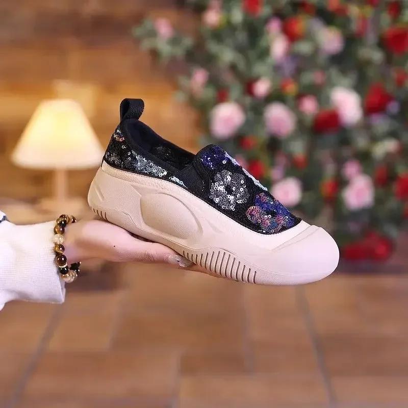 Shoes for Women Spring Autumn High On Platform Comfortable Fashion 2024 Woman Footwear New In Light Offer Daily Routine Casual A