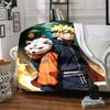 Naruto Blanket Comfortable Perfect for Office Chair Sofa Couch All-Season Use Playful Design Gifts For Family Or Friends