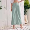 2025 Women's High Waist Autumn Solid Color Wide Leg Pants – Comfortable, Casual, and Drapey