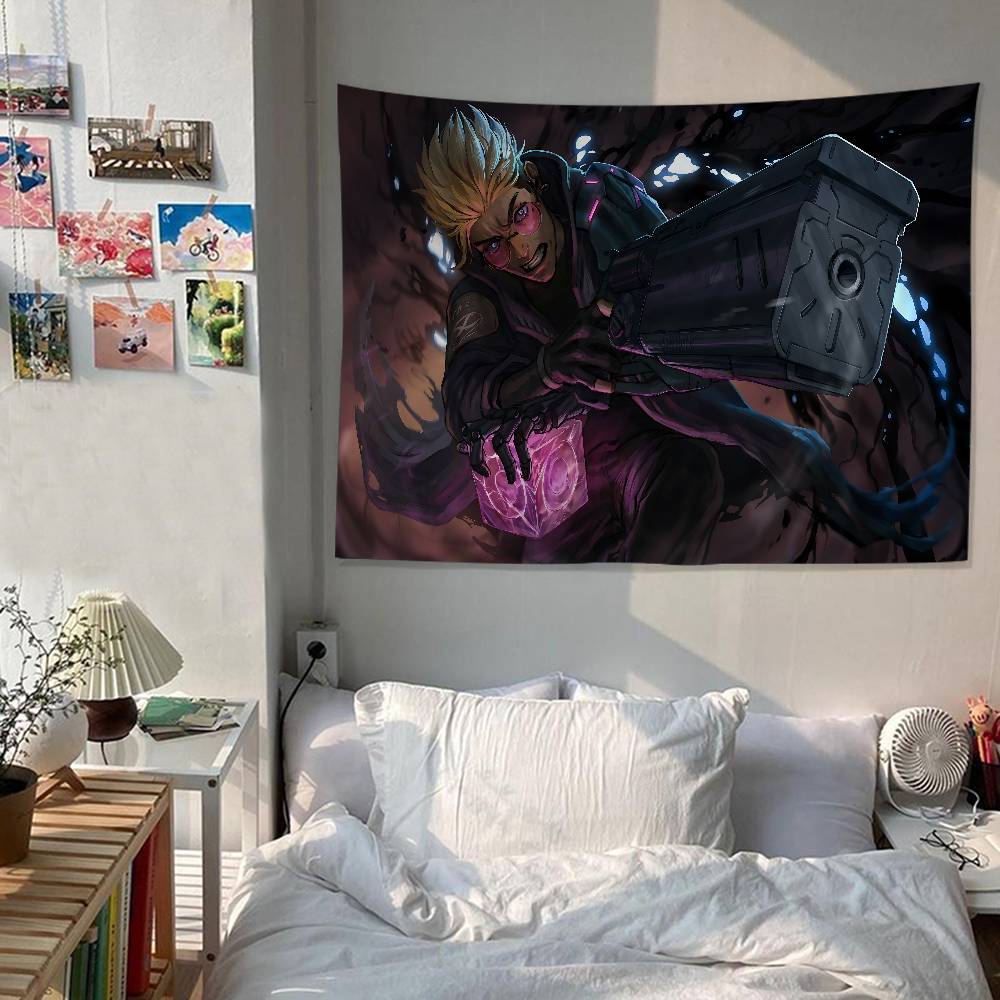 Аниме Trigun Stampede Гобелен Арт-печать Японский настенный гобелен Аниме Настенное панно Домашний декор