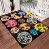 Colorful celestial faces emotions carpet Yoga living room room decor children's crawling mat doormat area rug games mat