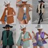 2022 Women's Sleeveless Mid-Length Suit Vest - European & American Style