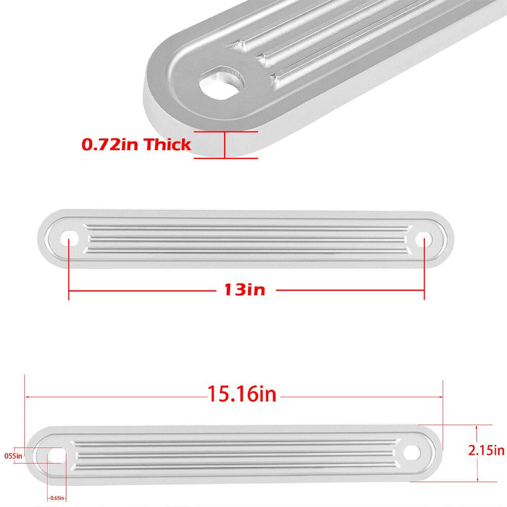 TSP-1 Marine Transom Support Plate & TSP-2DP Support Plate 12" x 2" & 15" X 2"