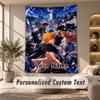 Tapestry Custom Name Text, Wall Hanging Tapestry Home Room DecorBleach anime