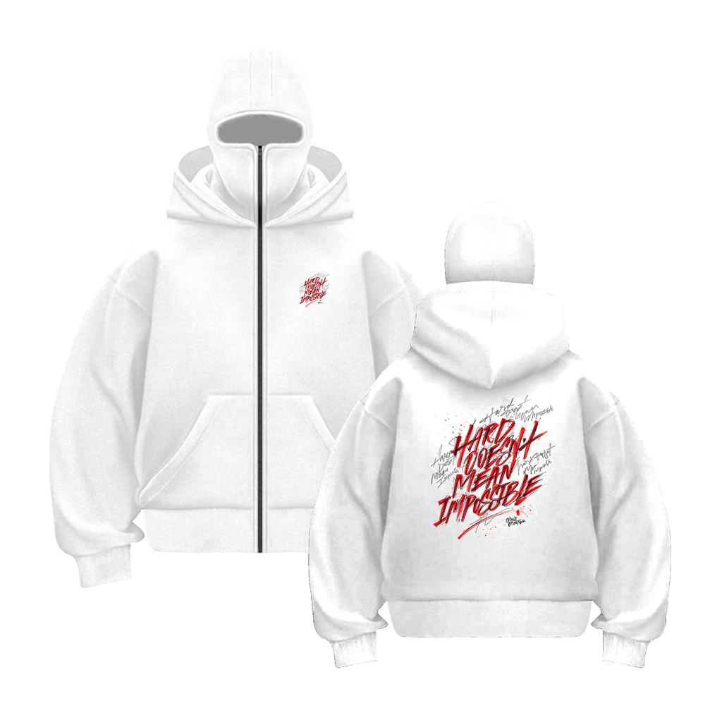 Хлопковый худи на молнии с капюшоном, свободный, дышащий, влагоотводящий, с принтом алфавита. Свободный мужской топ в повседневном стиле харадзюку.