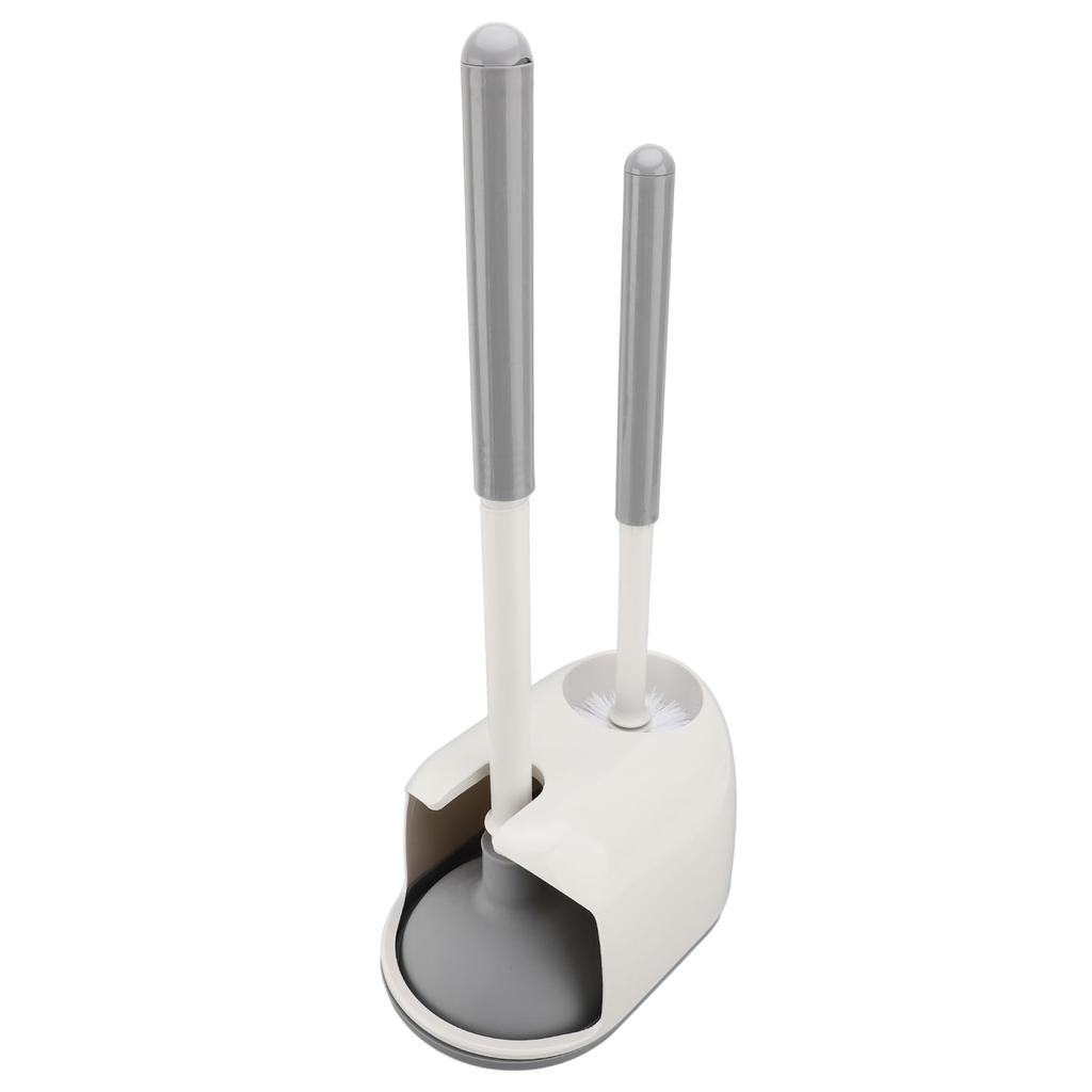 Toilet Plunger and Brush 2 In 1 Toilet Bowl Brush Plunger Set with Holder Bathroom Cleaning Tools
