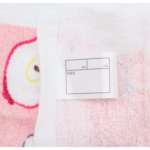 OSK Набор кухонных полотенец, Набор кухонных полотенец Hello Kitty с фруктами, Сделано в Японии, OC-1 Розовый (Размер корпуса: Диаметр 6,3 см x Высота 9,1 см, Размер для полотенца для рук: 32 см x 29 см