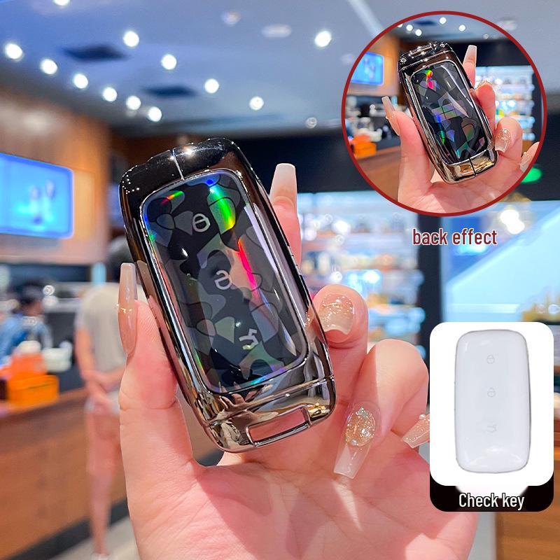 Чехол для ключей Galaxy Starry 8emp: 2025 Geely Explorer Звездный Корабль Издание Все включено Металлическая Пряжка Чехол
