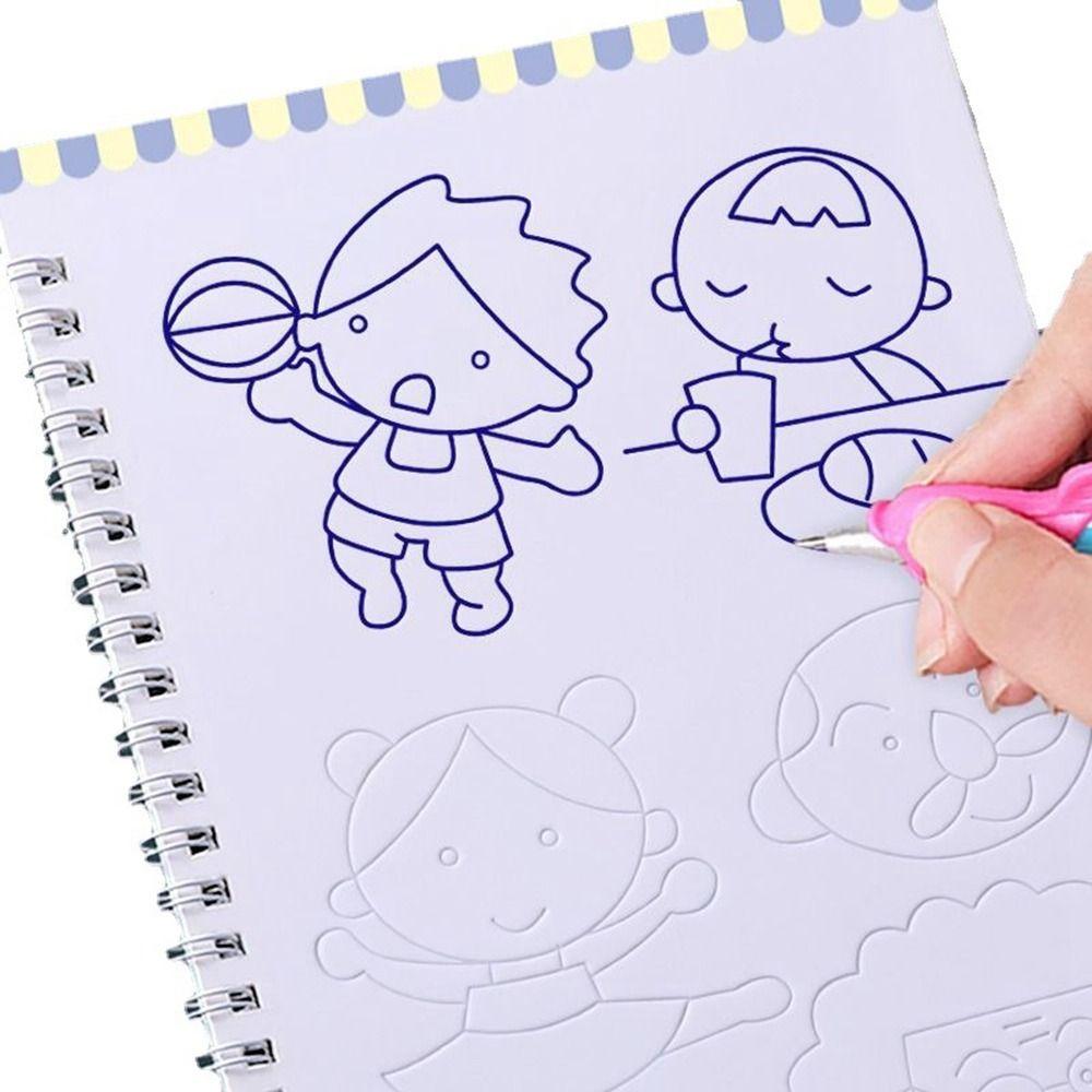 Thickening Children's Drawing Books Reusable Calligraph Practice Book  Kindergarten