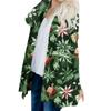 Женский модный и повседневный рождественский принтованный кардиган средней длины с длинными рукавами