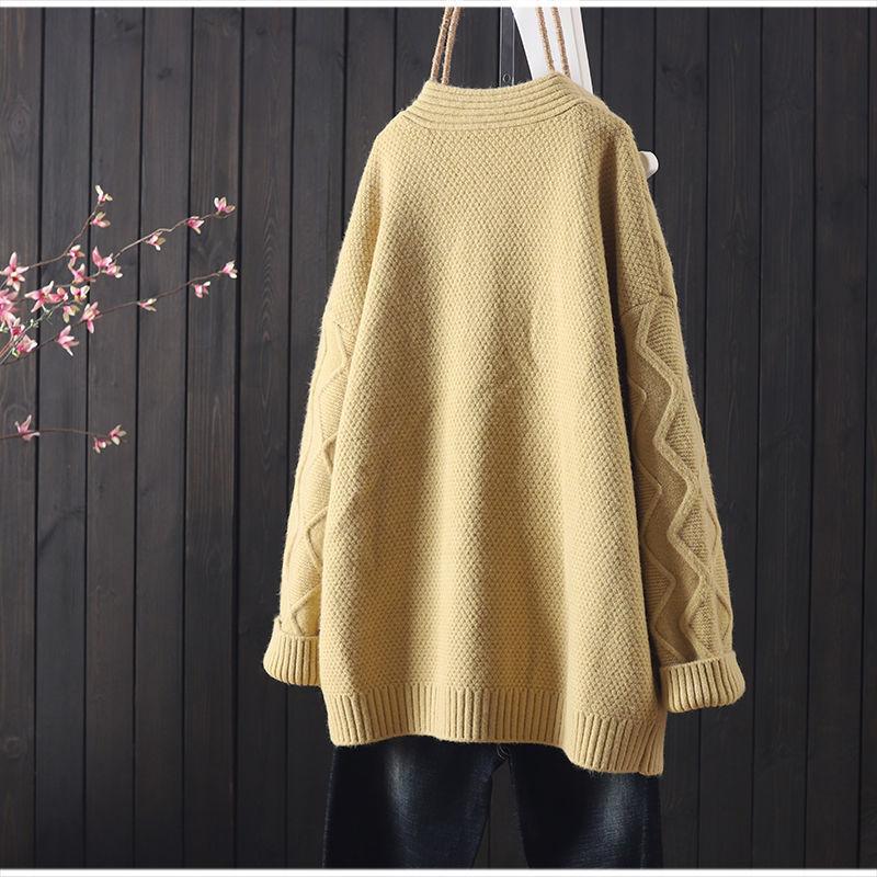 Женский свитер, женские кардиганы, осенний плед с длинным рукавом, повседневный женский карман на пуговицах