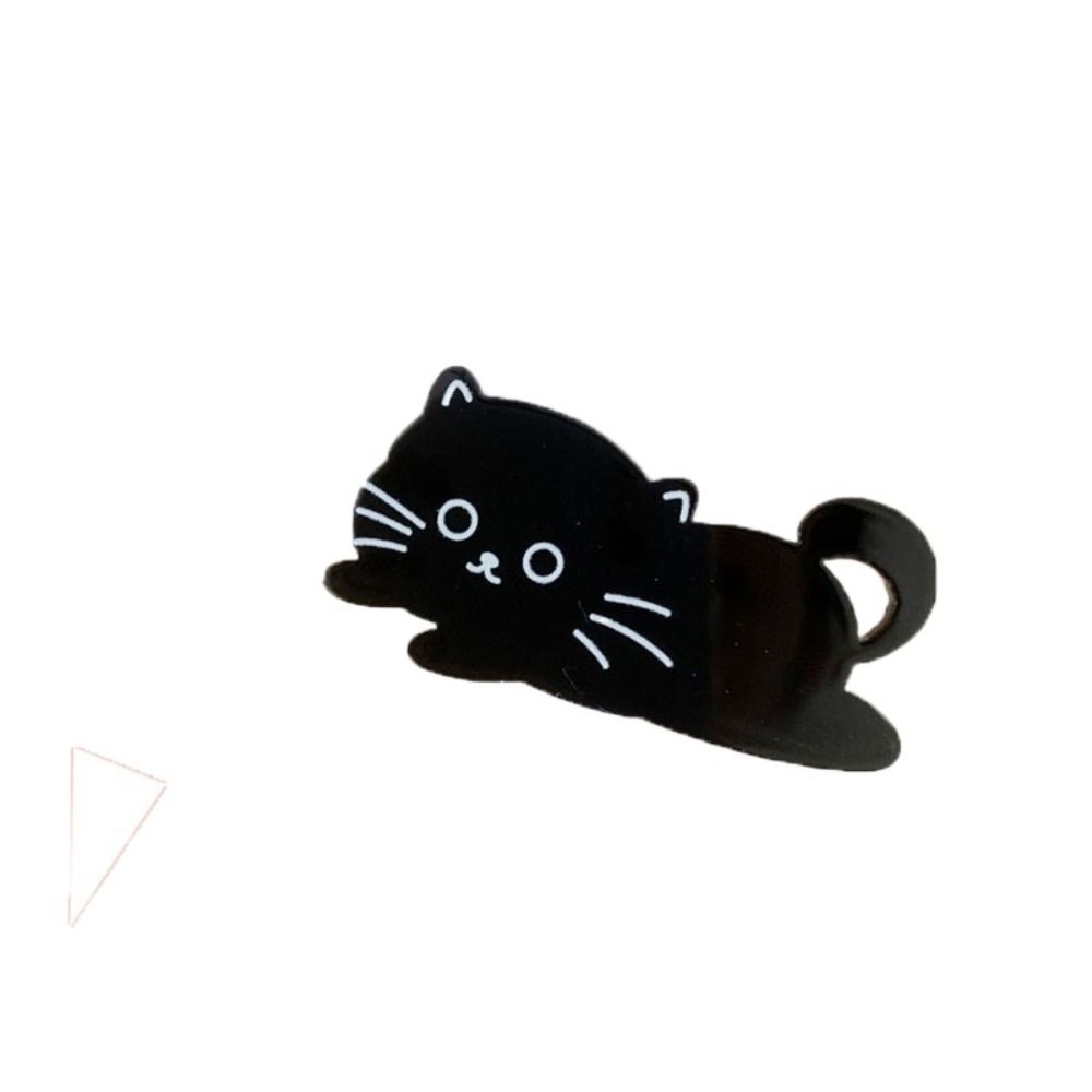 Cartoon Acetic Acid Hair Clip Colorful Cat Duckbill Clip Sweet Cat Hair Clip  Girls