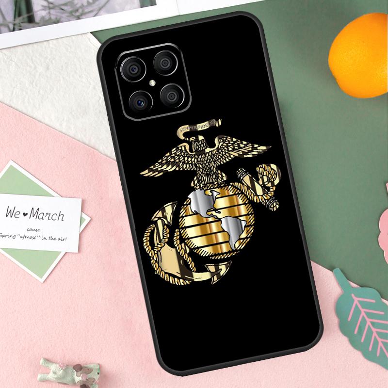 USMC Marine Corps Case For Honor 200 Lite 50 70 90 X9b X9a X8b X8a X8 X9 X9c Honor Magic 7 Pro 5 6 Lite Cover