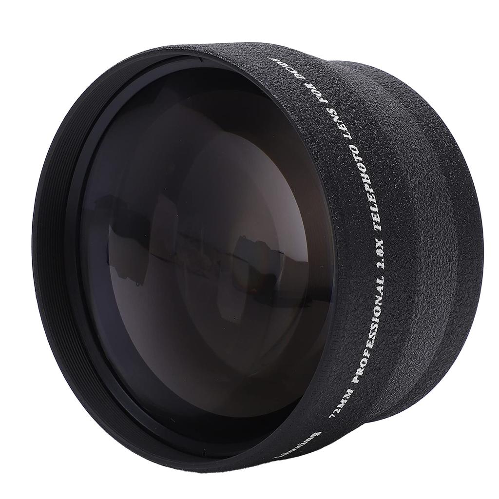 Vbestlife Telephoto 72mm 2x Magnification Camera Super Telephoto Suitable for All 72mm Aperture Camera Lenses Lens, High-Definition Lens,