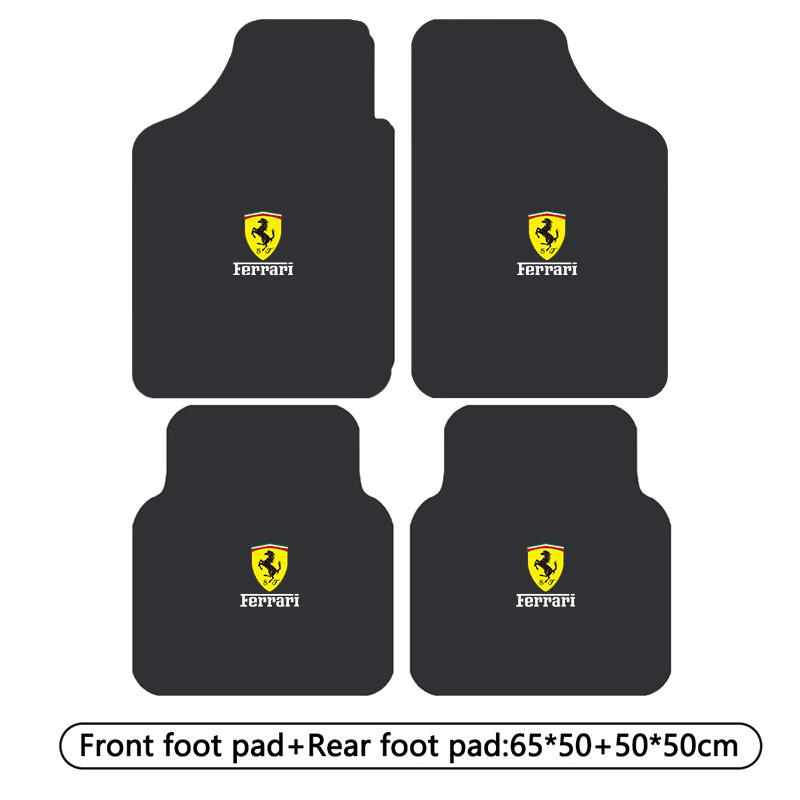 Car Floor Mat Front & Rear Automotive Carpet Cover Floor Mats For Ferrari SF90 Stradale SF90Spider 296 GTB GTS Auto Accessories MQ4