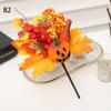 Pumpkin Berry Branches Pumpkin Maple Leaf Decor Artificial Maple Leaf Halloween Decor  Festival