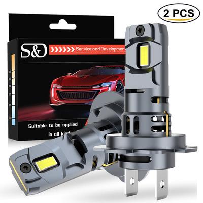 2 шт. H7 светодиодные лампы для фар мини-беспроводные 60 Вт 20000LM 6500K CSP для автомобильных фар авто диодные лампы H7 Turbo Led 12 В автомобильные