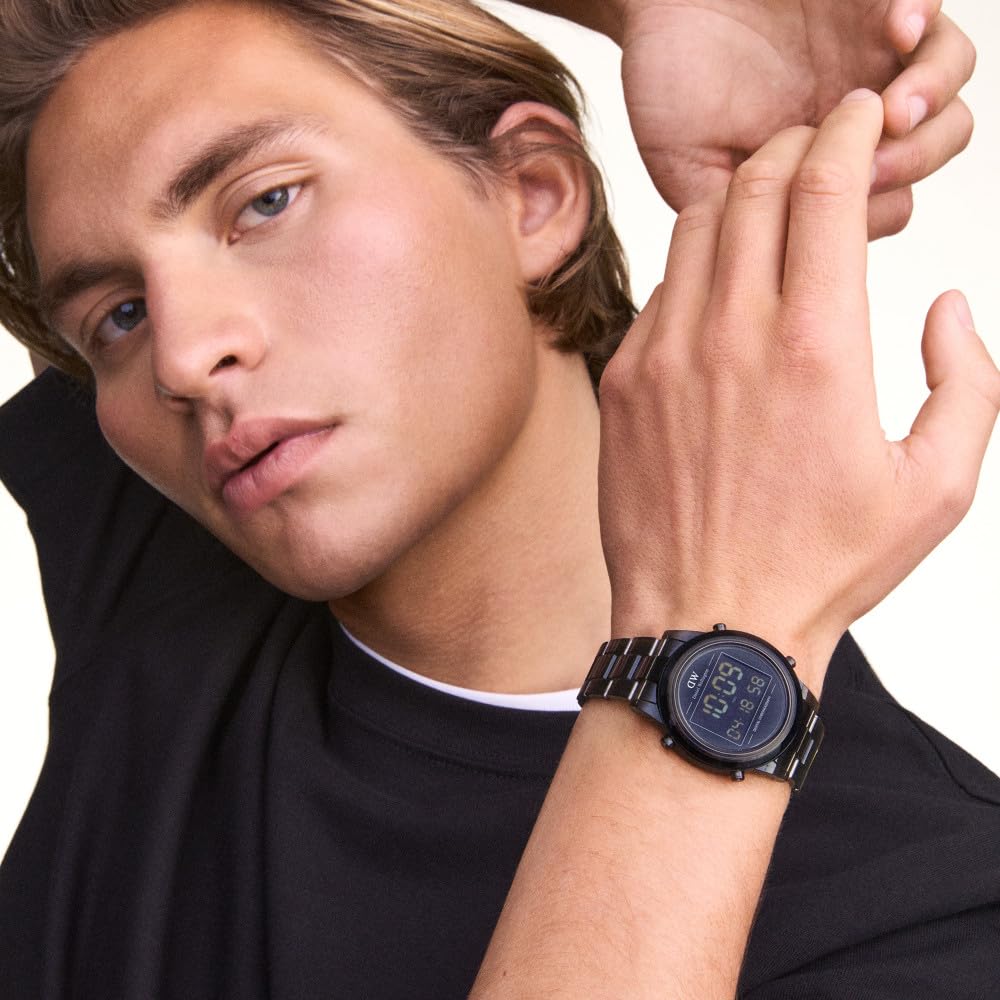 Daniel Wellington Ретро Цифровые Часы 42 ММ Мужские и Женские Спортивные Электронные Стильные для Улицы Подарок для Пар